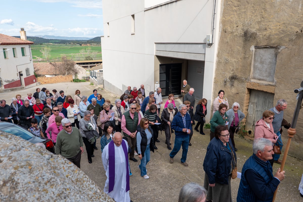 Viacrucis en Alcala del Obispo
